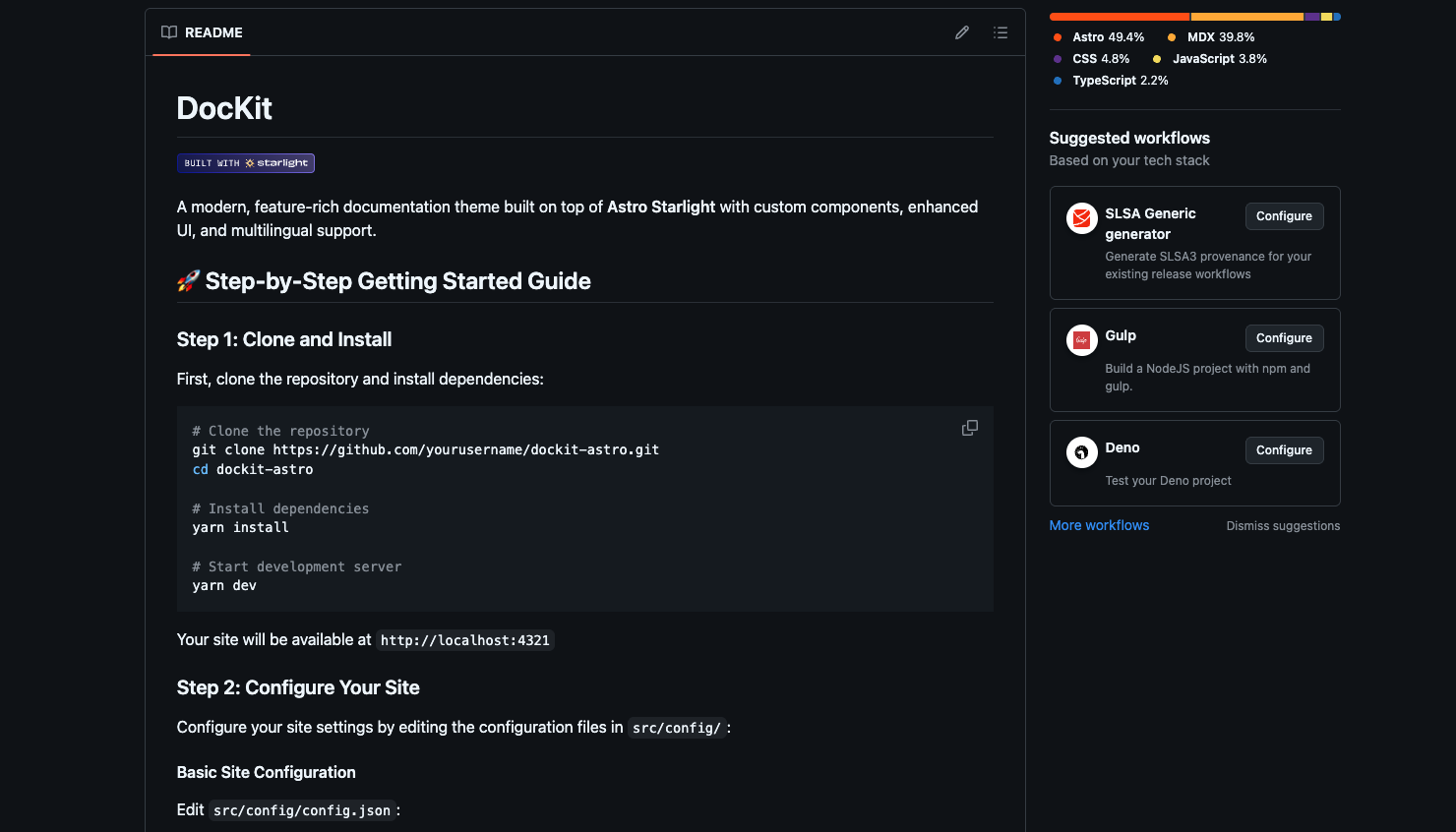 Install extension